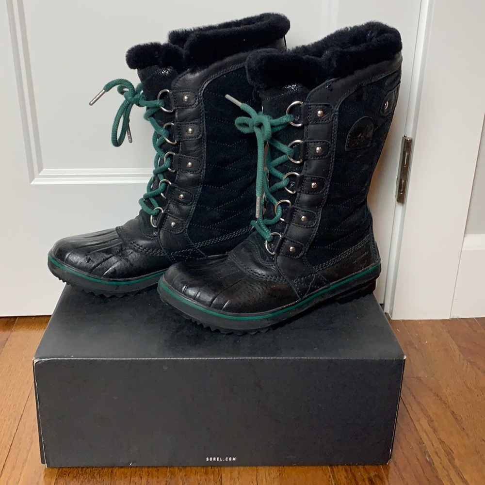 Sorel Tofino black snow boot size 7.5